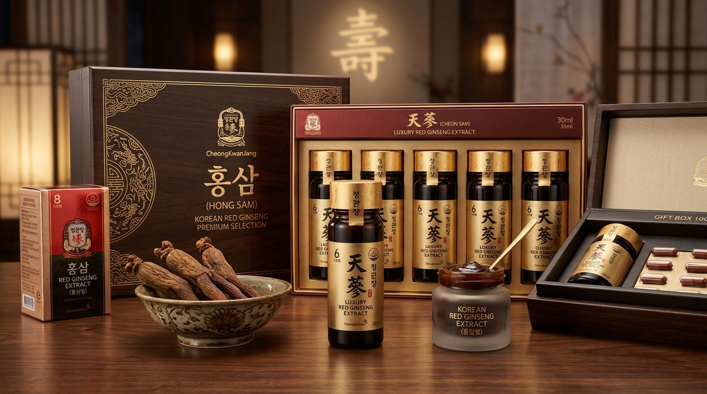 Bộ sưu tập hồng sâm Punggi cao cấp Na Korea